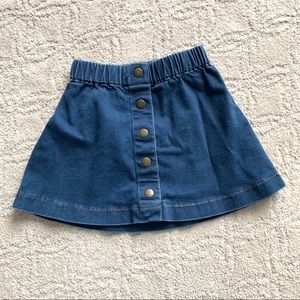 Hanna Andersson denim / jean skirt